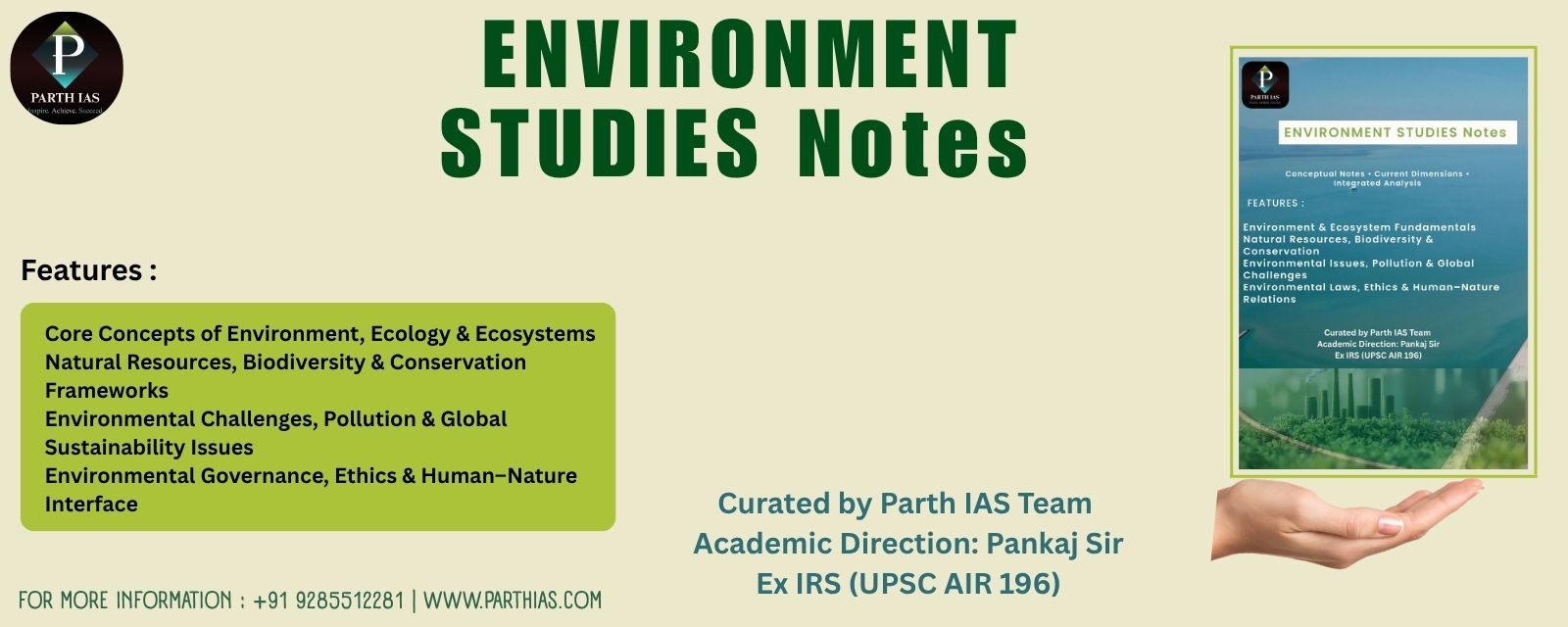 ENVIRONMENT STUDIES Banner